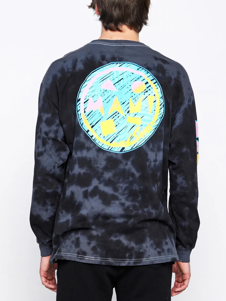Maui and Sons Clasher maglia manica lunga tie-dye cotone