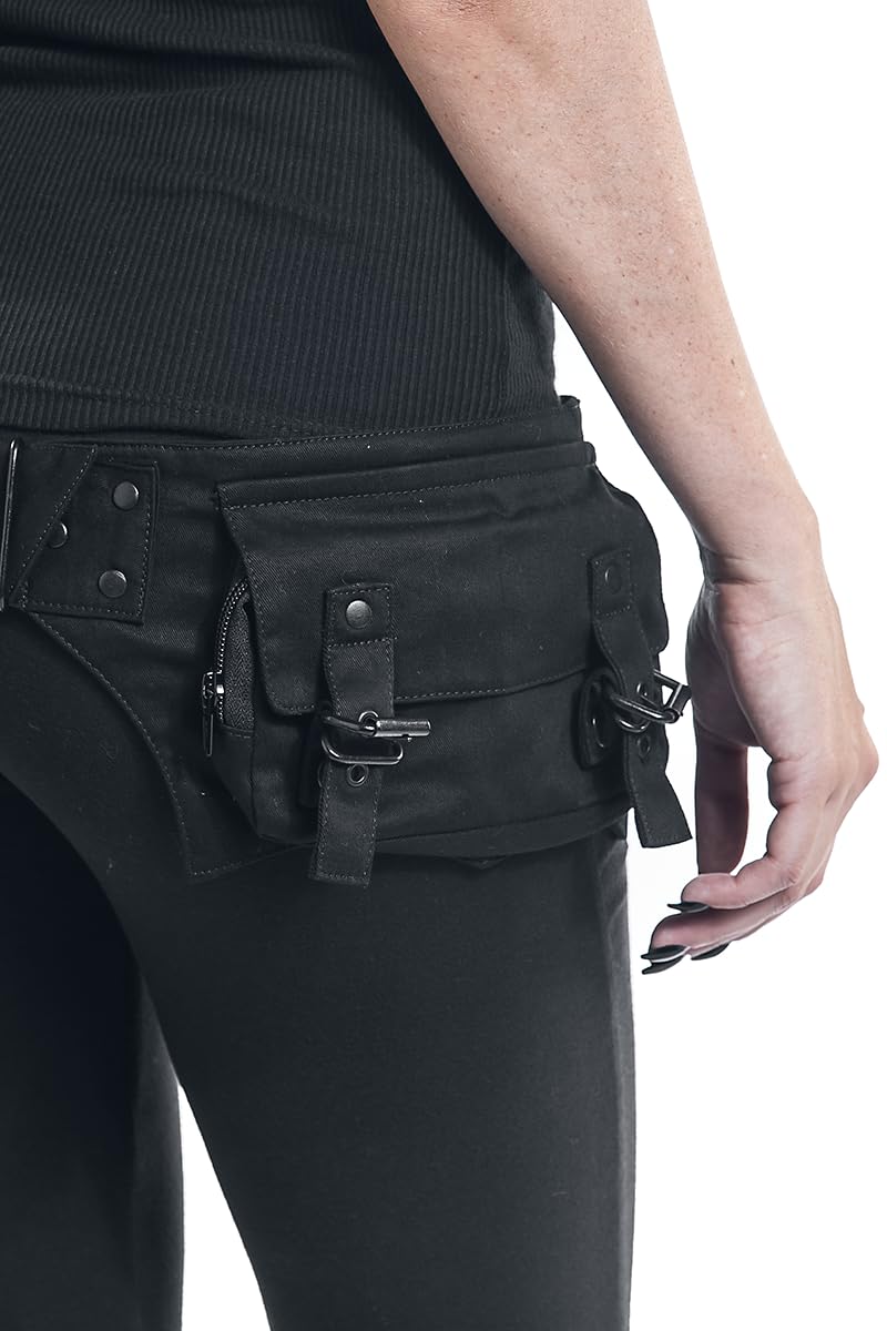 Gothicana by EMP borsa nera con cintura unisex