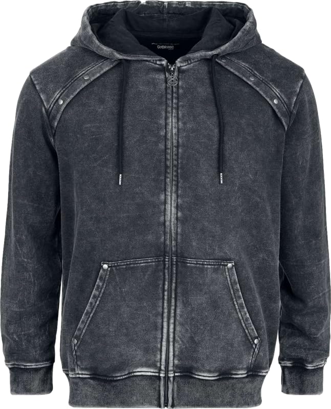 Gothicana by EMP Giacca Uomo Nera Pentagramma XL