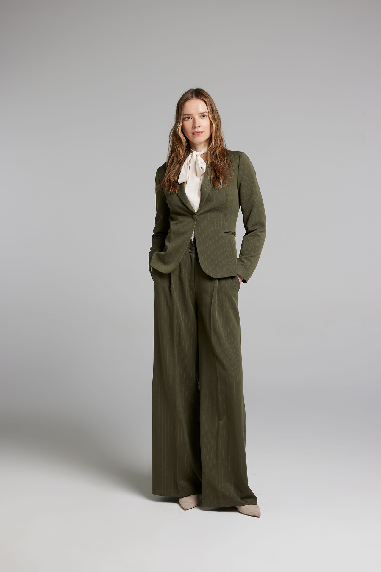 Sarah Chole 24798 Pantalone Gessato Manolana