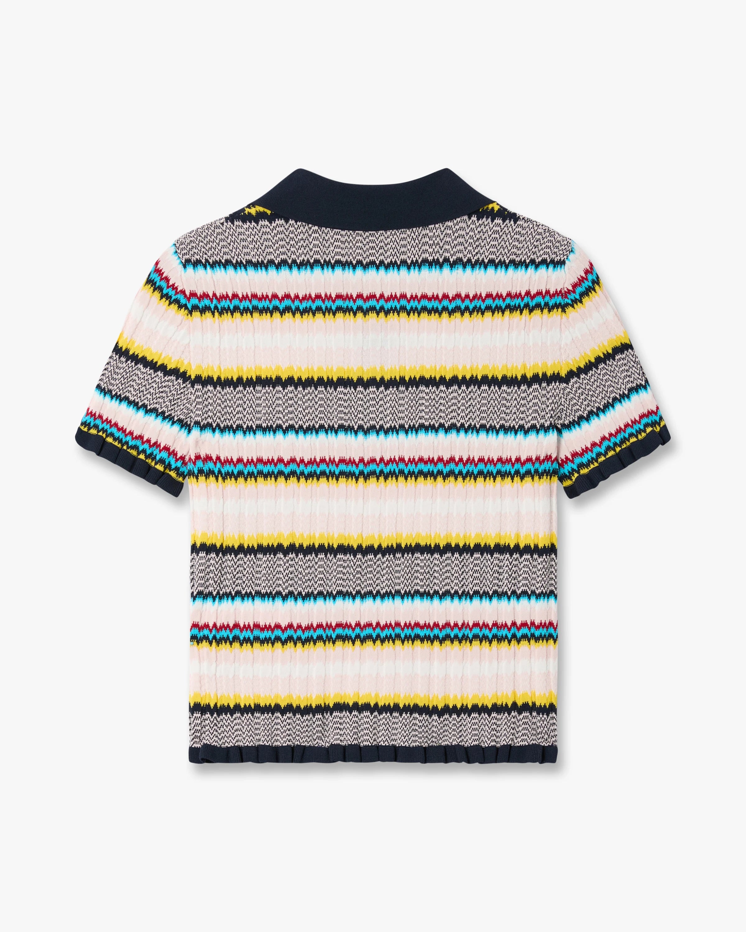 Casablanca Chevron polo maglia multicolore