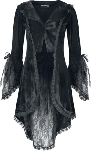 Gothicana by EMP Cardigan Nero Velluto Pizzo M gotico