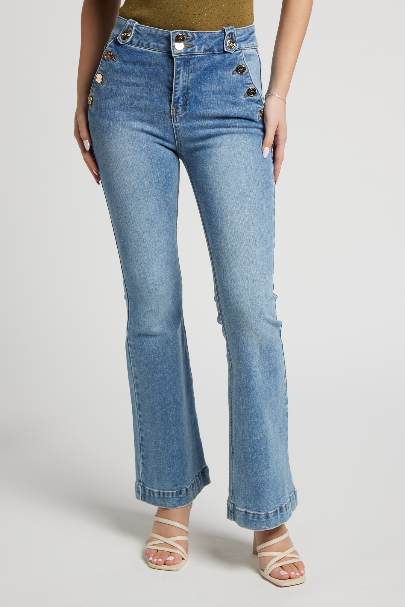 Sarah Chole SJ9350 jeans donna taglia unica comoda