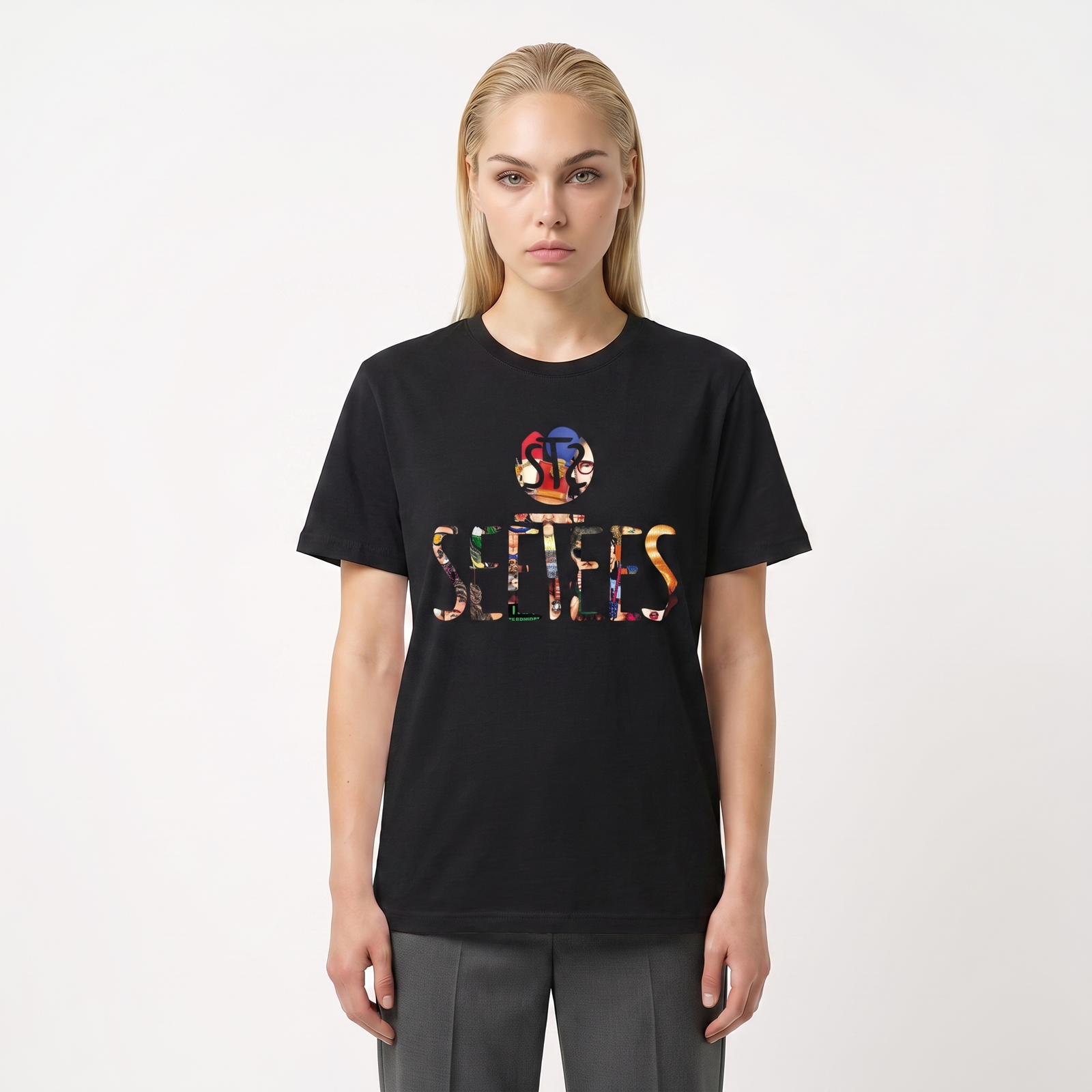 Seetees Full logo Seetees maglietta stampa robot