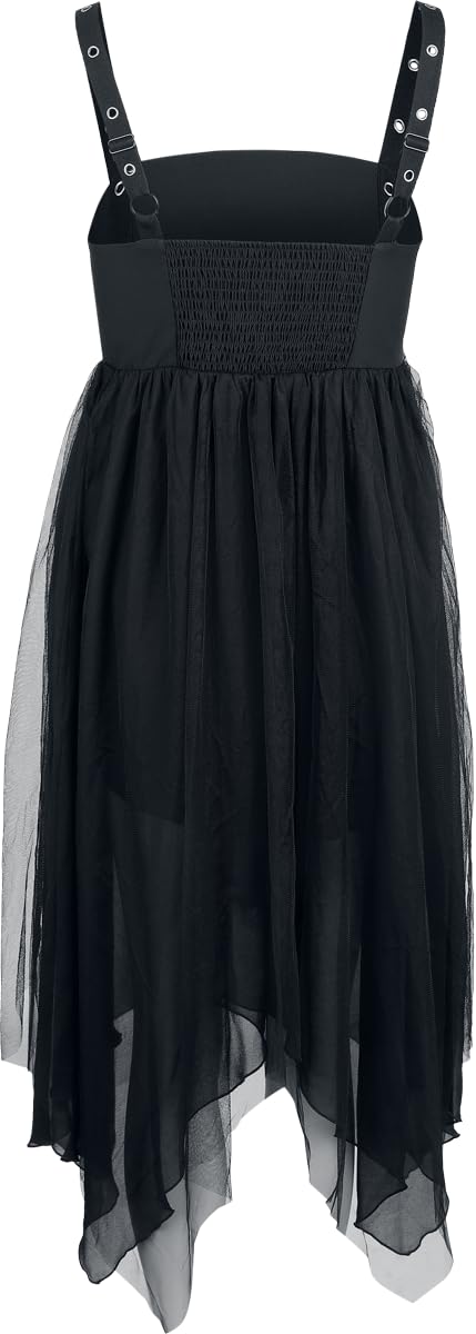 Gothicana by EMP vestito nero midi lunghezza media