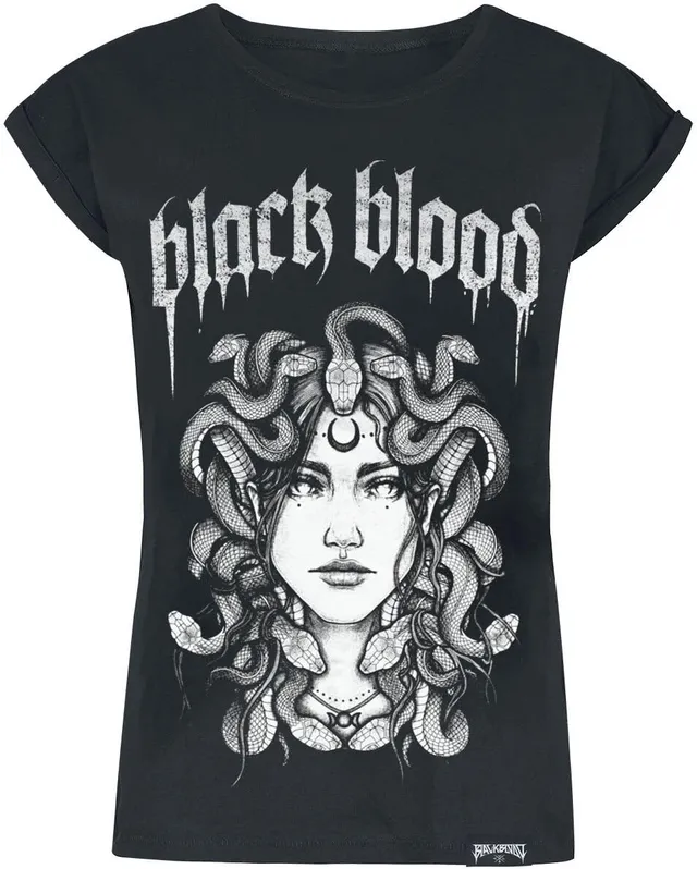 Gothicana by EMP Medusa t-shirt nera S gotica
