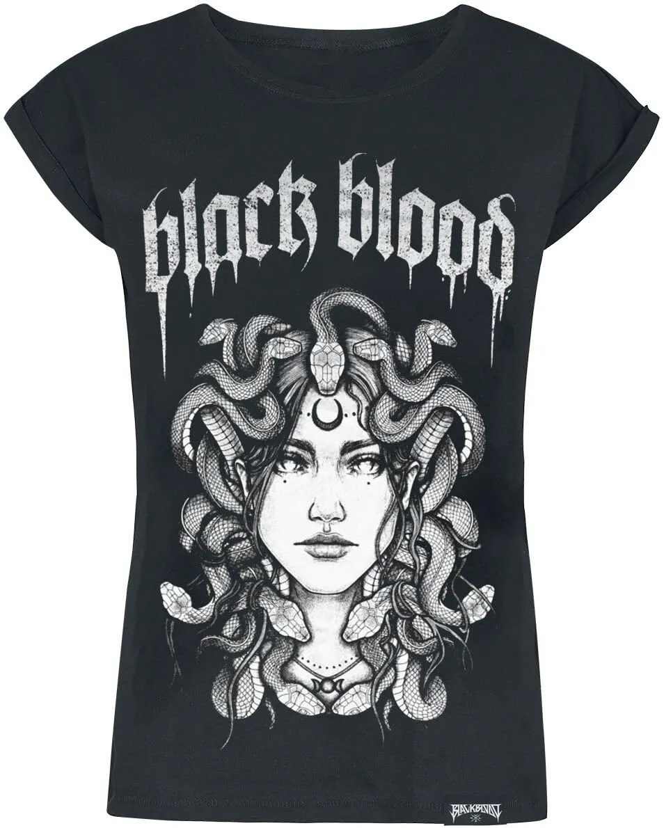 Gothicana by EMP Medusa t-shirt nera S gotica