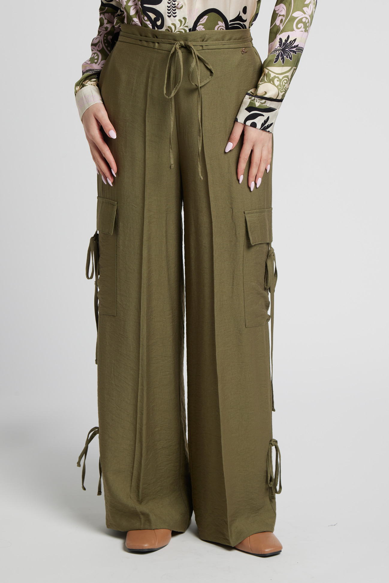Sarah Chole Tegal 27129 pantalone viscosa nylon