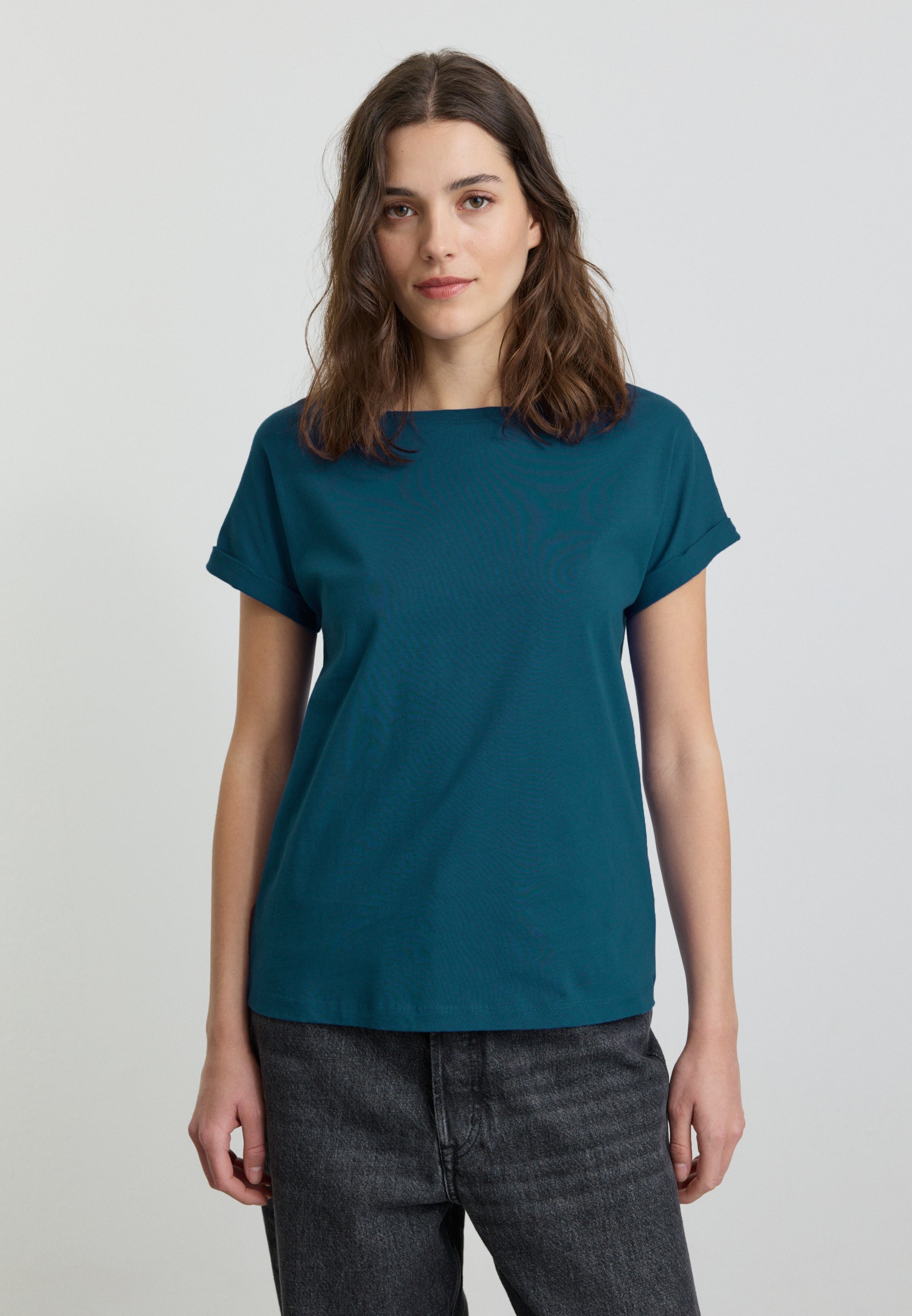 Recolution Cayenne t-shirt cotone bio verde teal