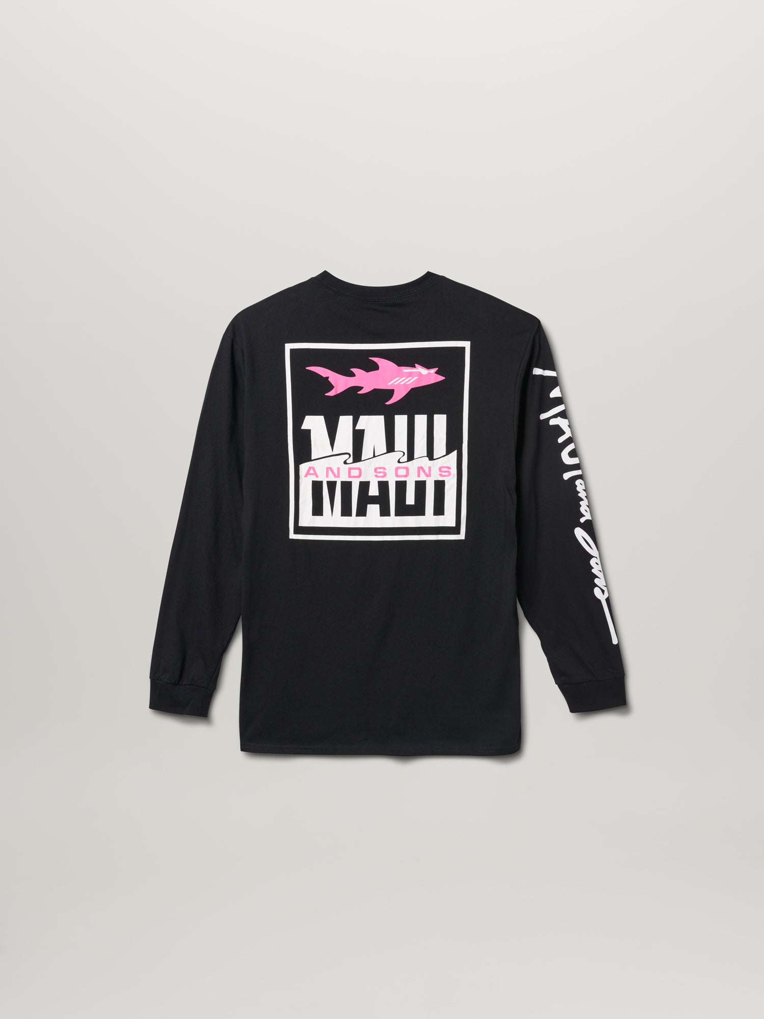 Maui and Sons Classic Fish Out Of Water maglia manica lunga bianca