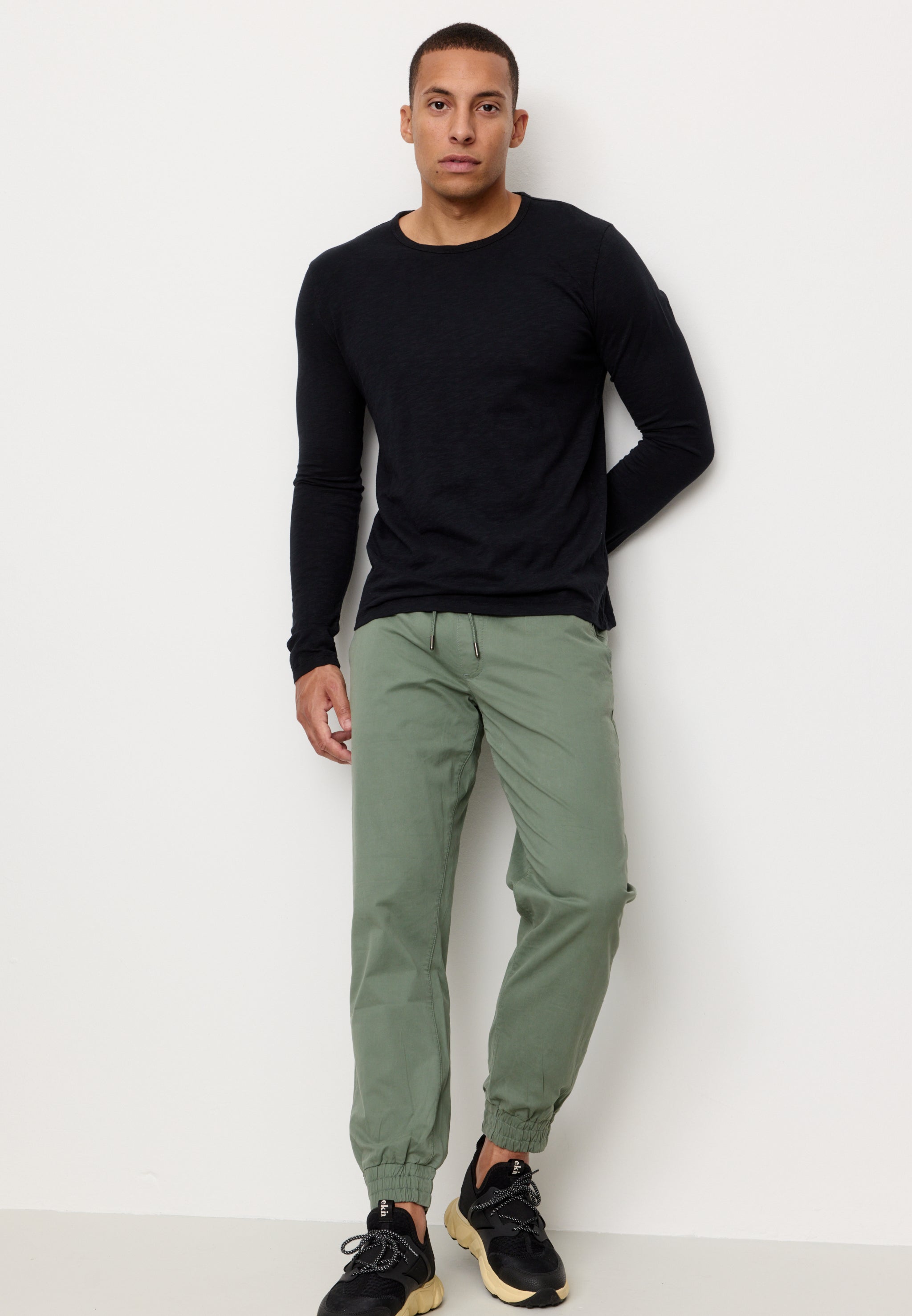 Recolution Musa pantaloni chino khaki cotone bio