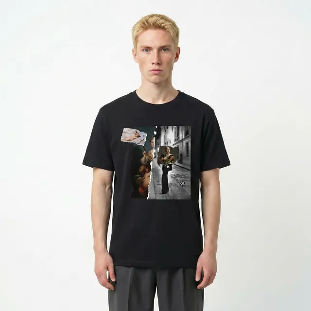 Seetees Scatti Street Market t-shirt stampa foto