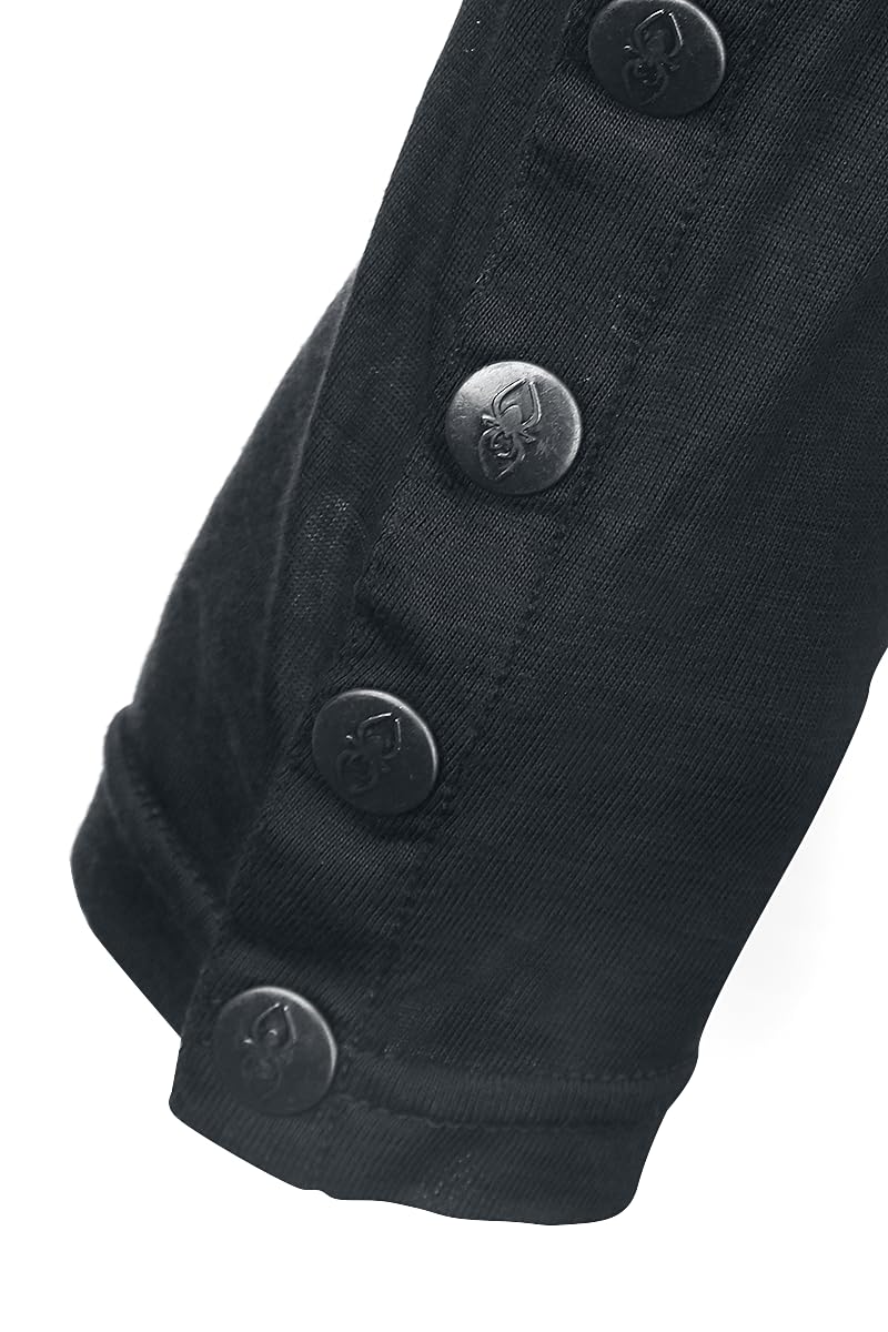 Gothicana by EMP bolero nero con cappuccio donna
