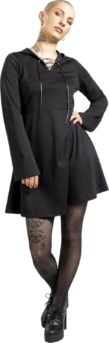 Gothicana by EMP Abito Nero con Lacci taglia L gotico