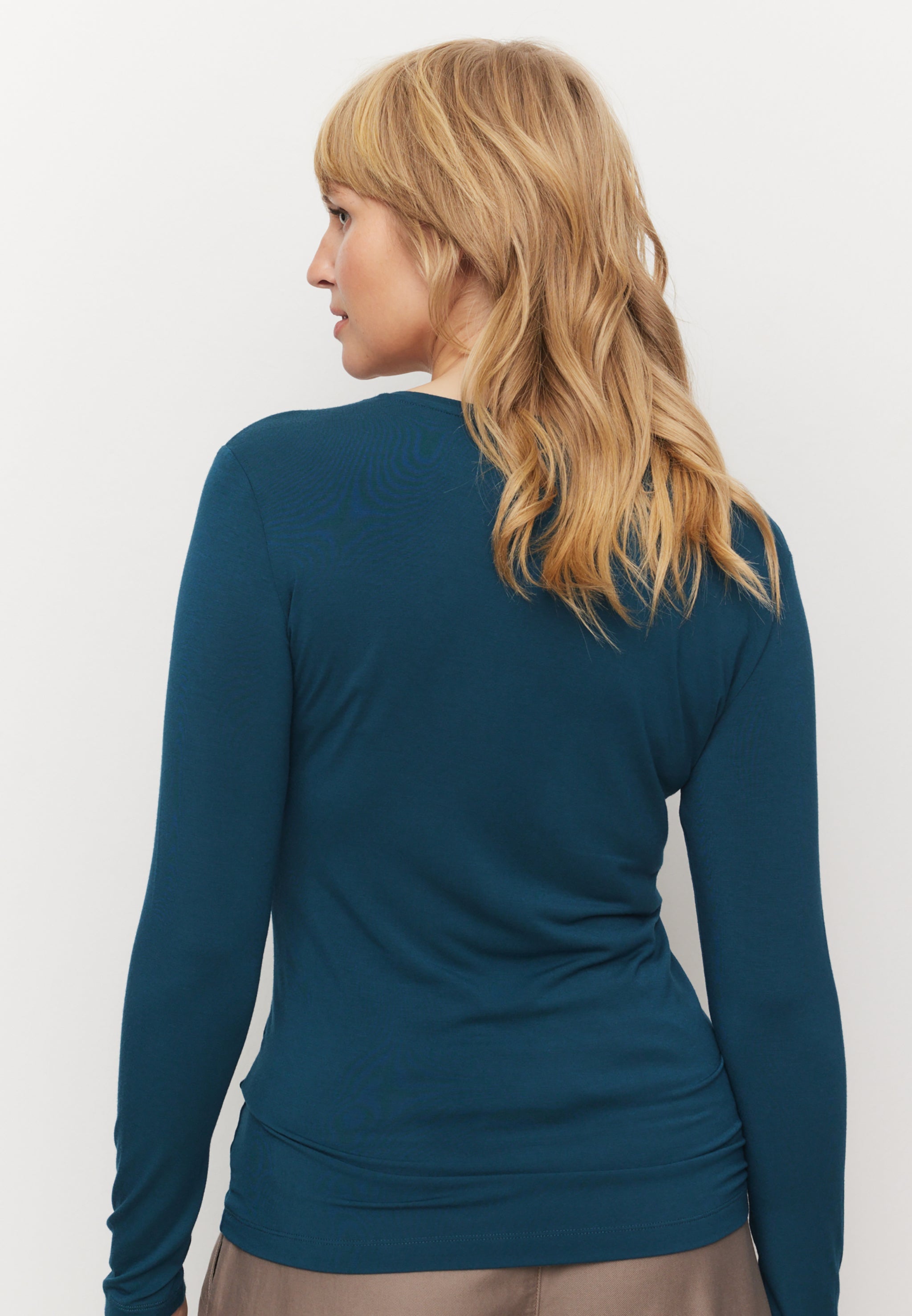 Recolution Avenuela maglia manica lunga verde modal