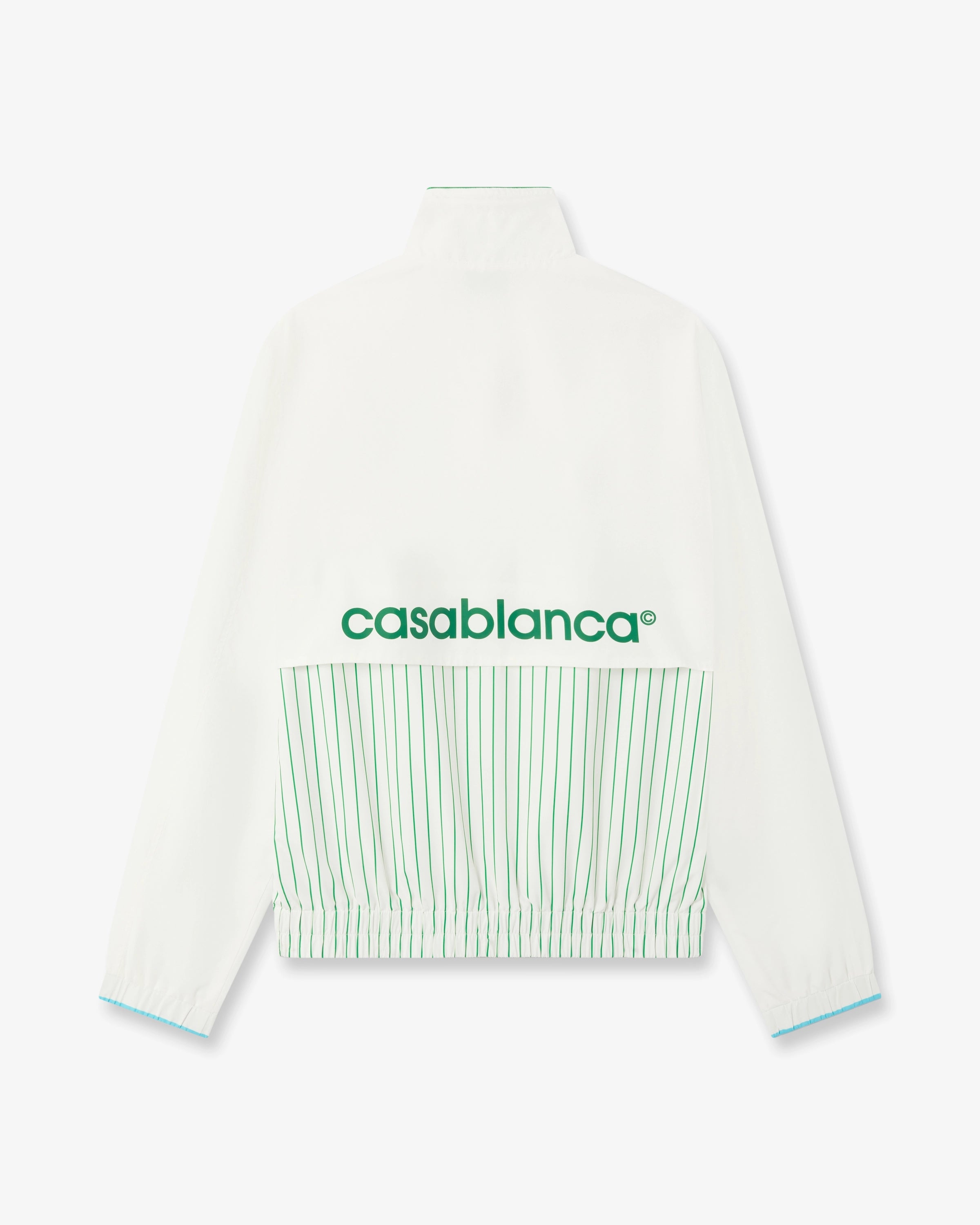Casablanca Floral giacca antivento bianca verde