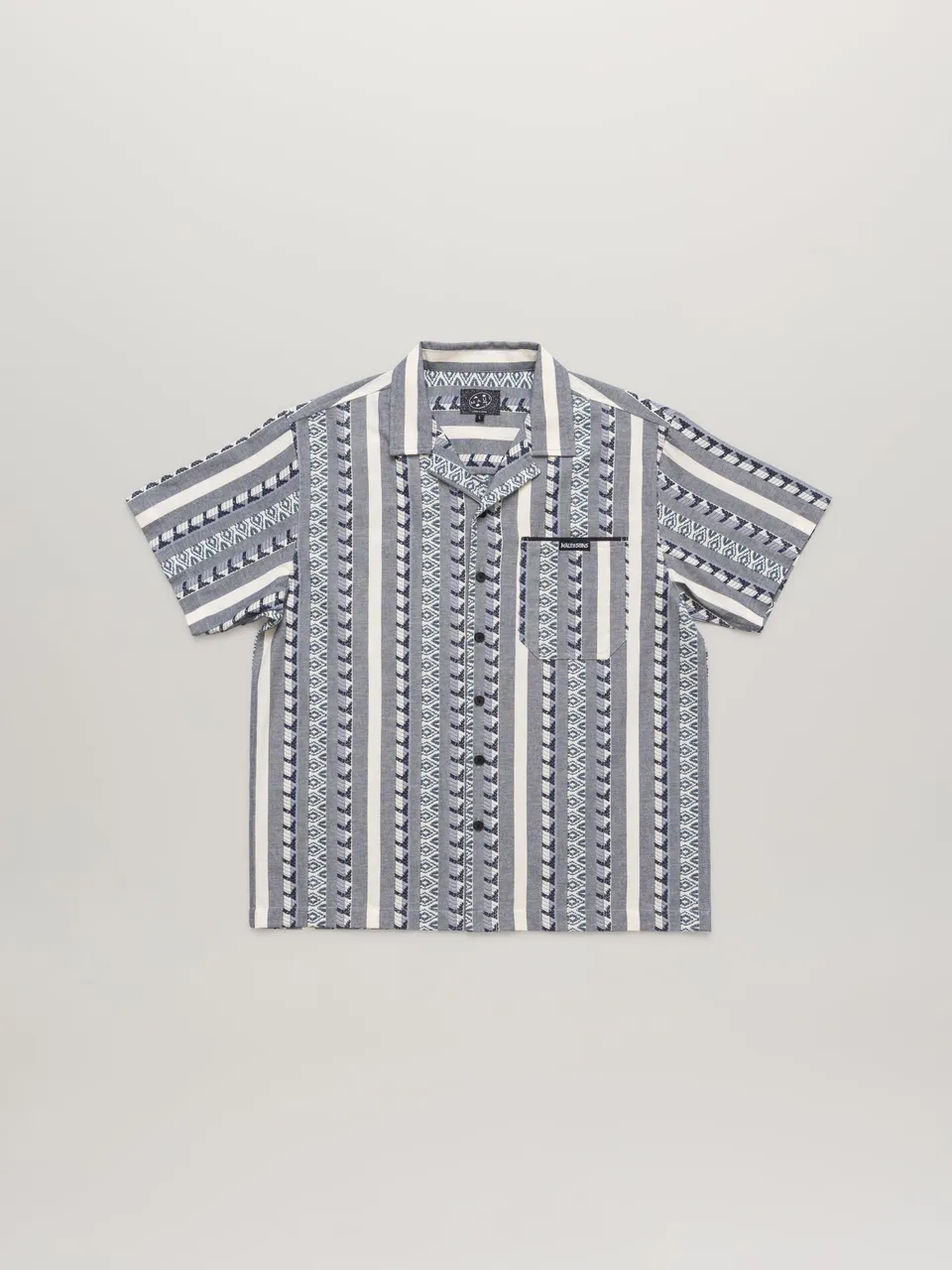 Maui and Sons Dobby Fin camicia cotone ardesia