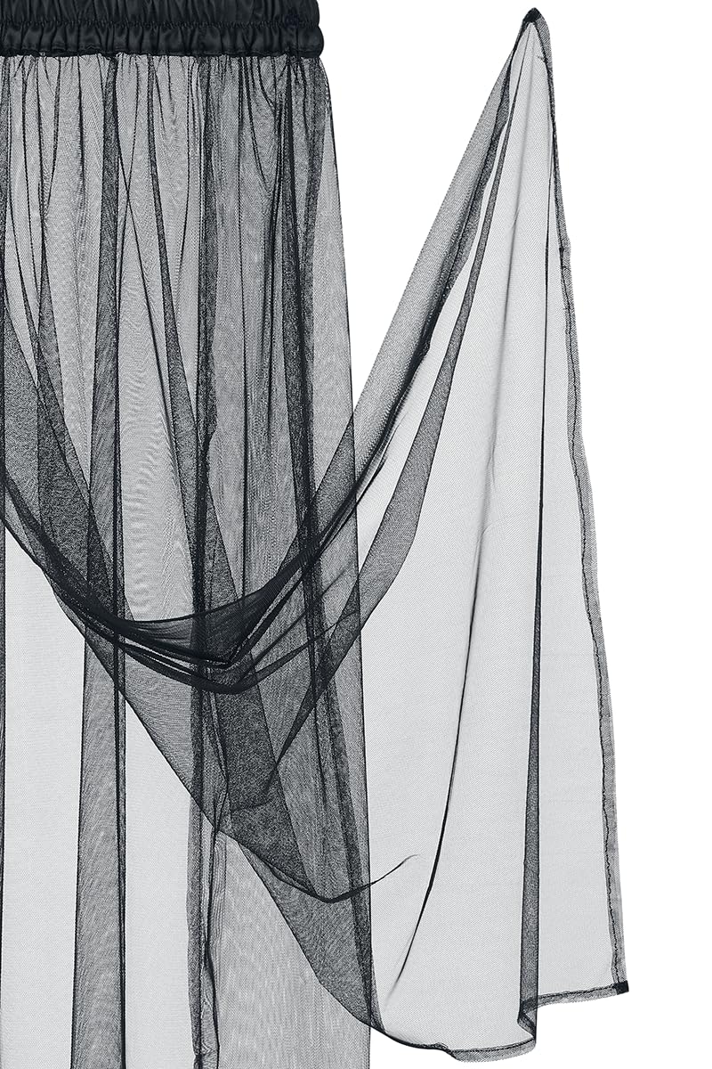 Gothicana by EMP Gonna Trasparente con Cintura Elastica taglia S