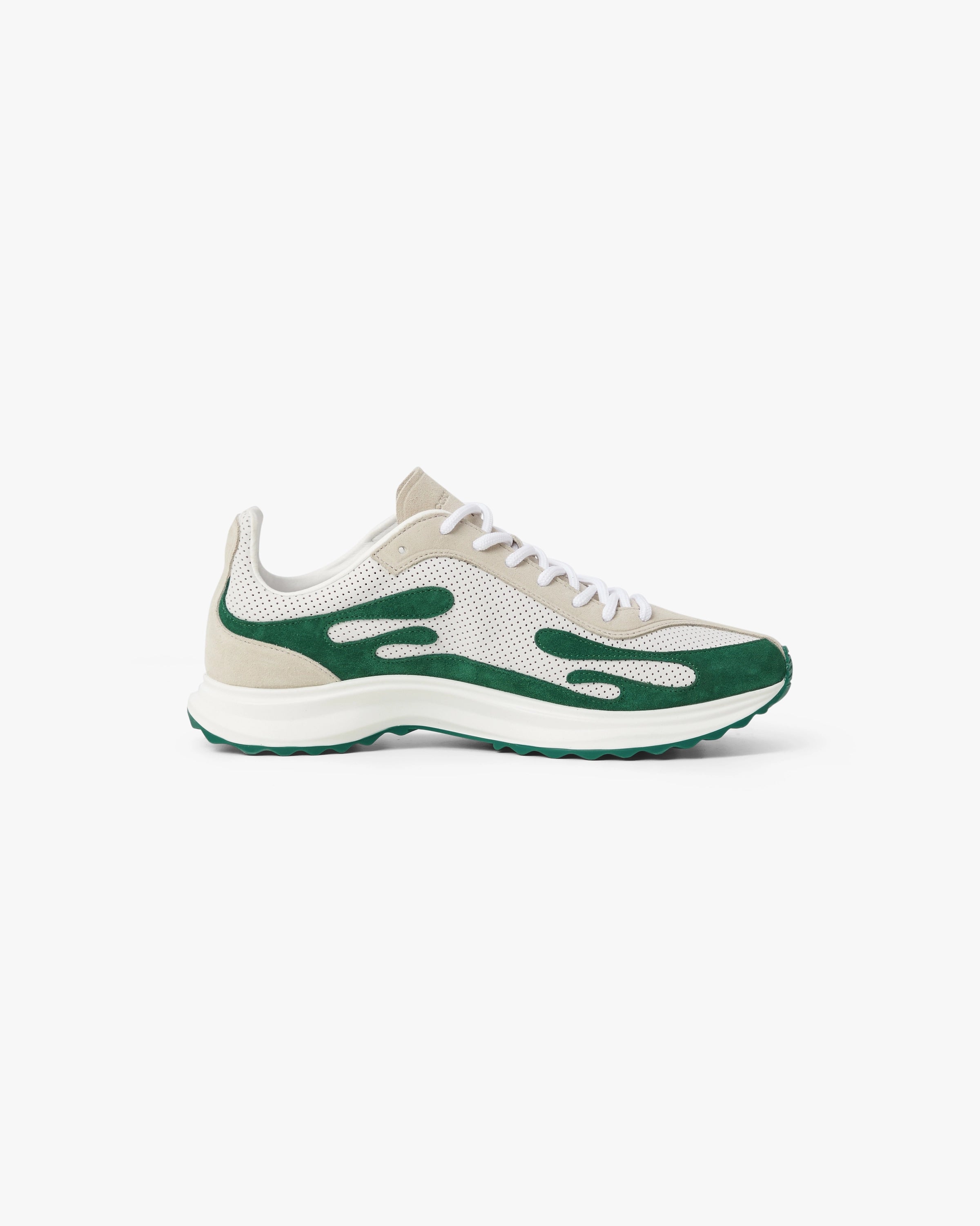 Casablanca Stade sneakers bianco verde uomo gomma