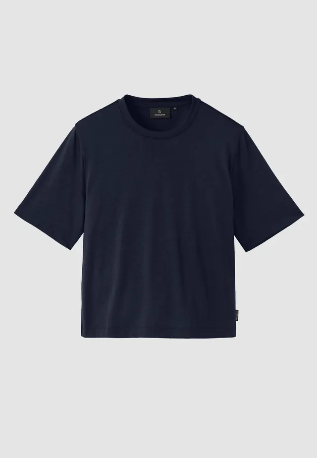 Recolution Tulsi t-shirt blu navy in lyocell e cotone