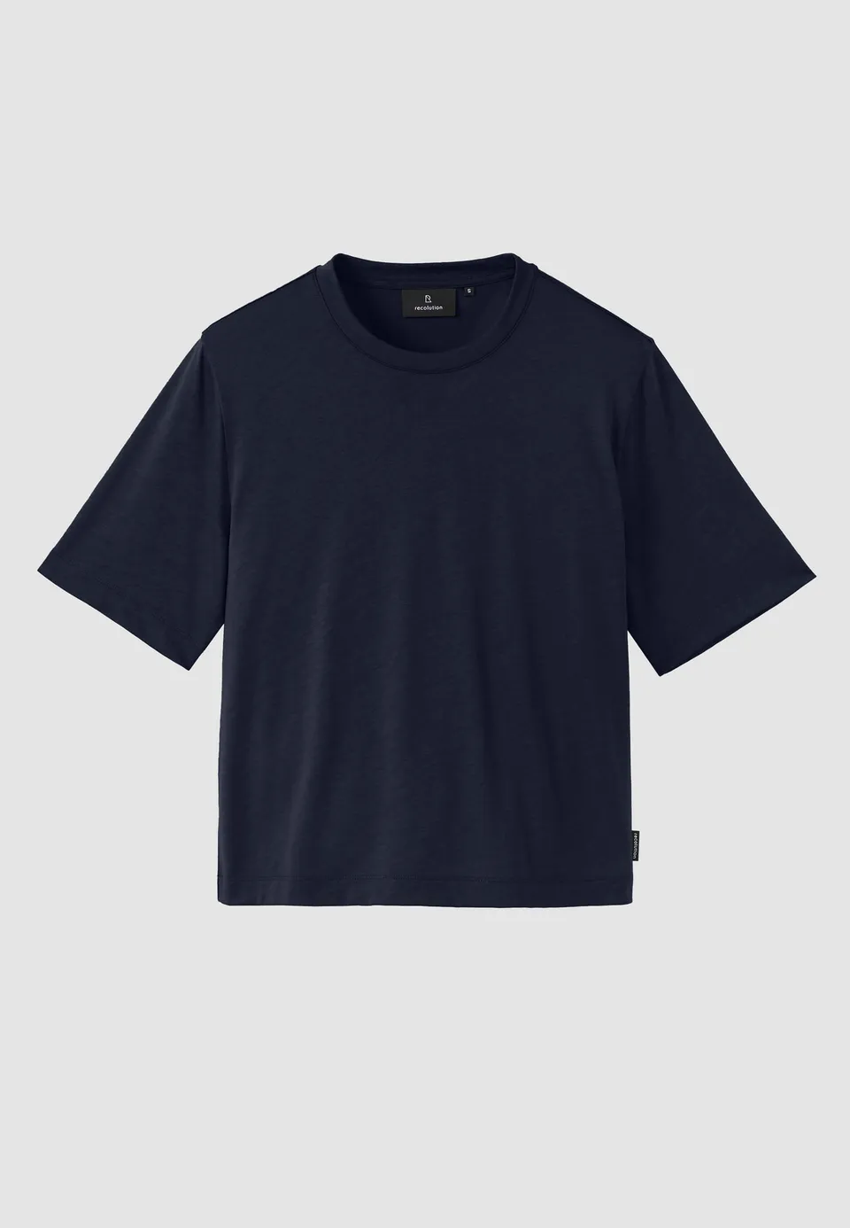 Recolution Tulsi t-shirt blu navy in lyocell e cotone