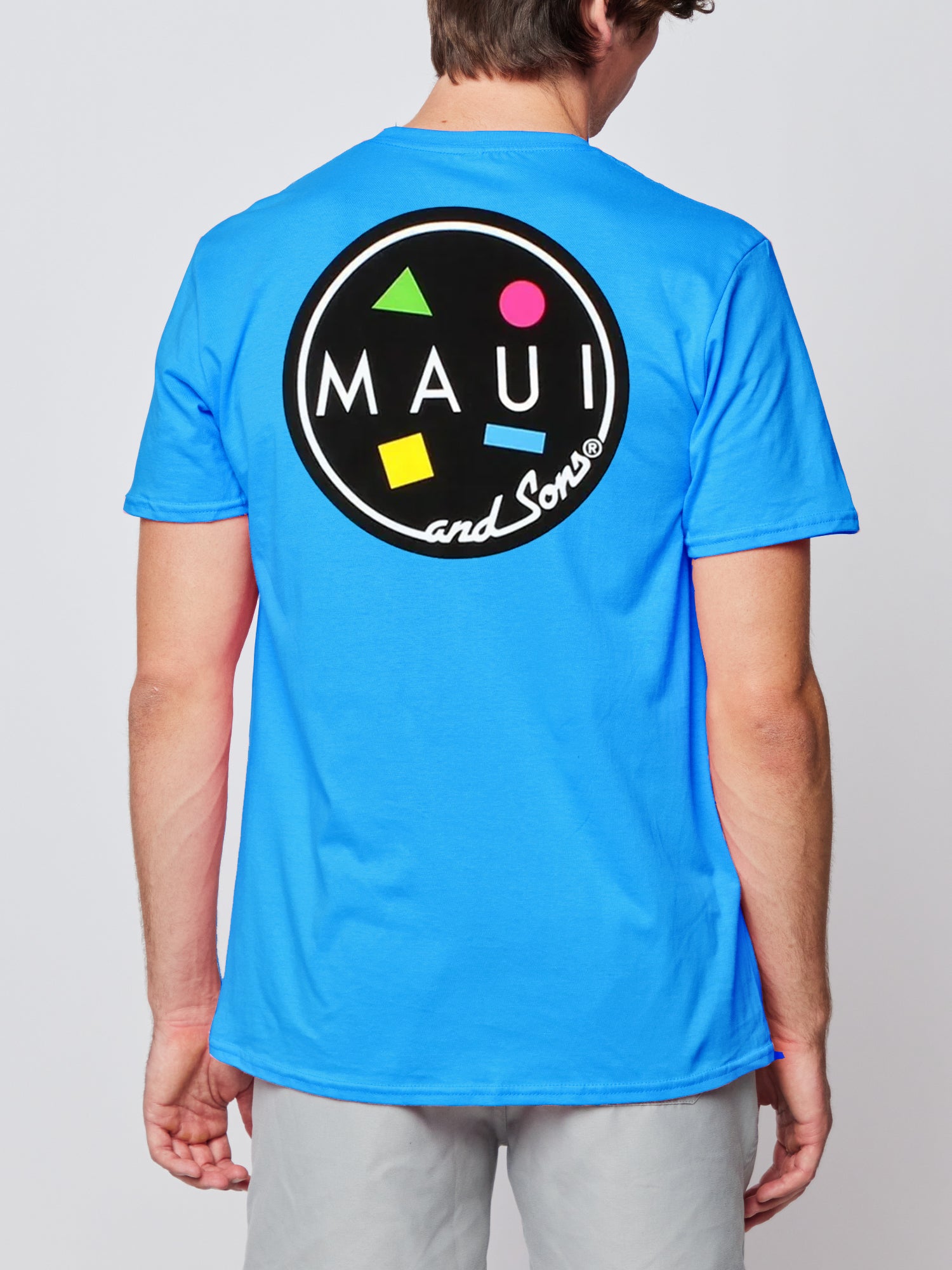 Maui and Sons Neon Cookie Logo t-shirt neon cotone