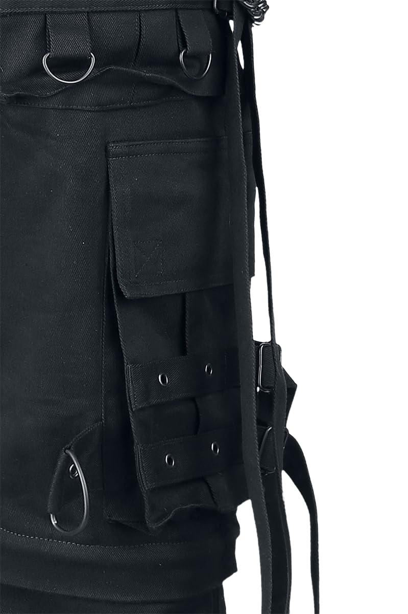 Gothicana by EMP pantaloni cargo neri 36W/34L