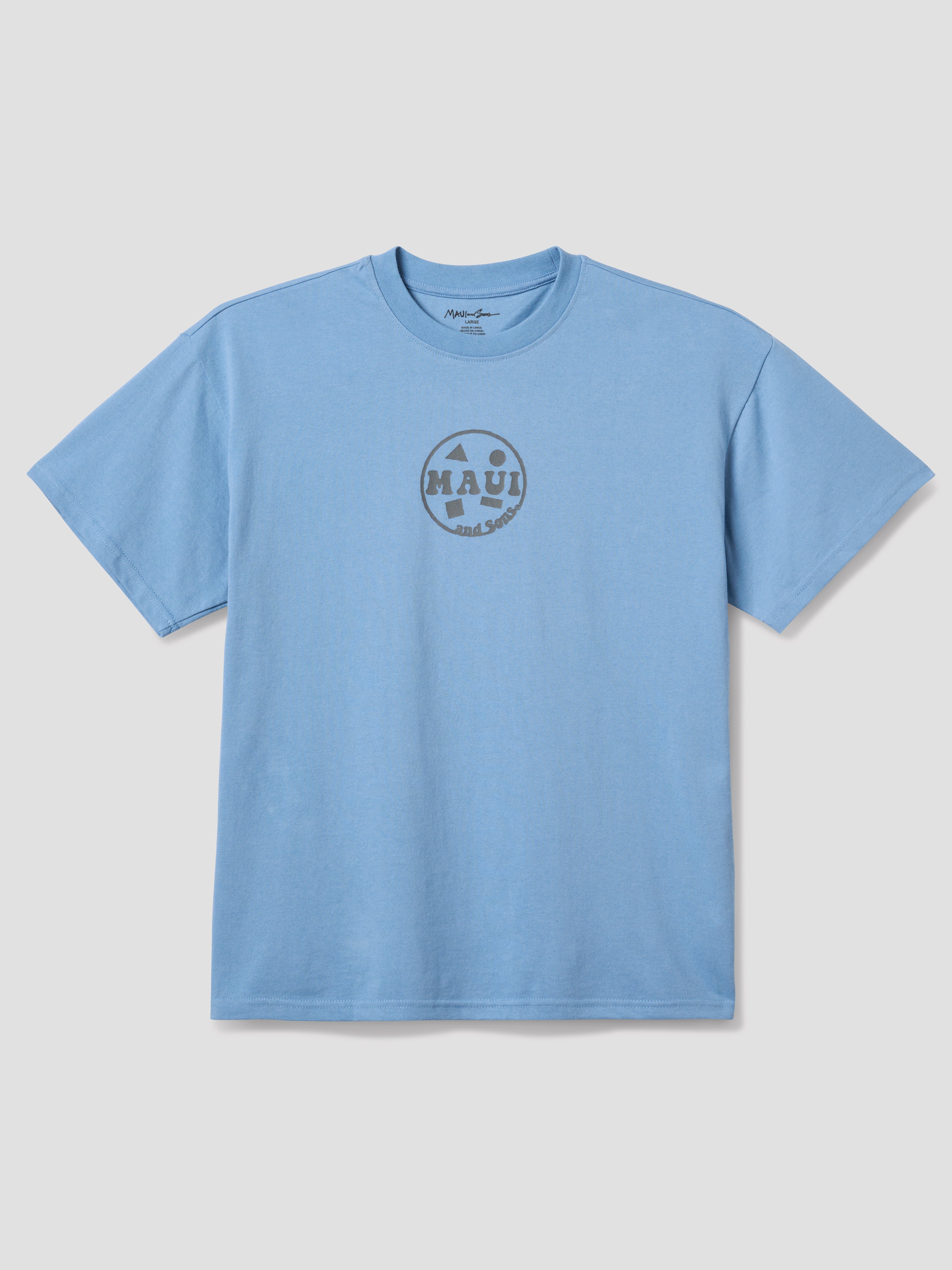Maui and Sons Fourth Wave t-shirt boxy cotone celadon