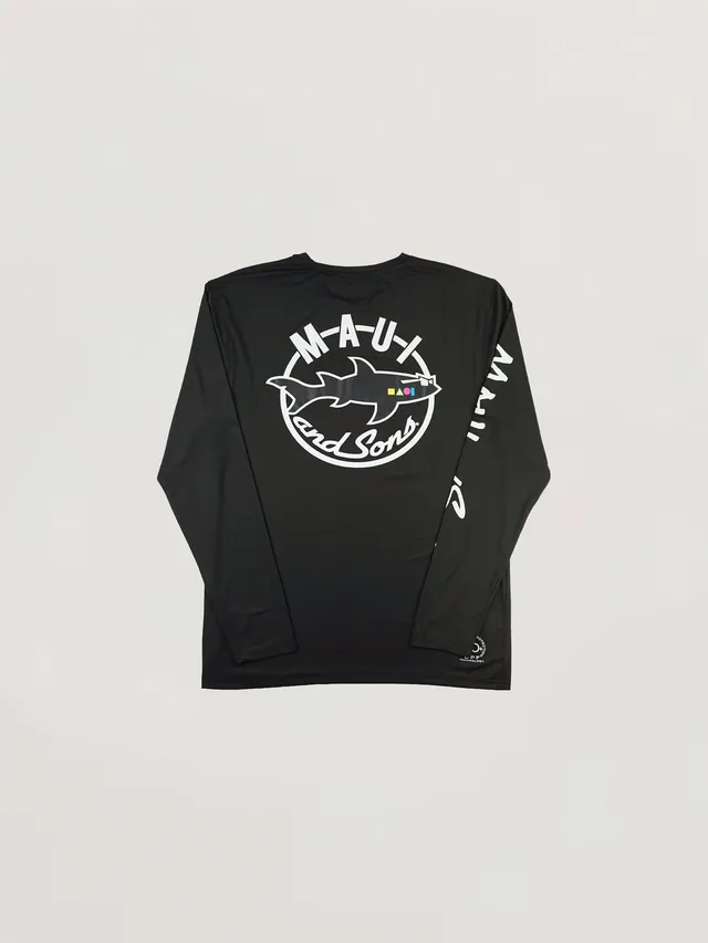Maui and Sons Shark Nation Sun Shirt maglia surf UPF 50+