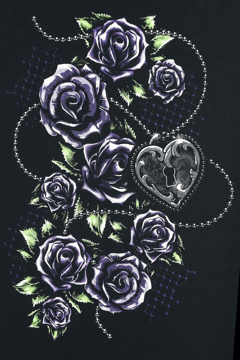 Gothicana by EMP maglietta nera basic stampa