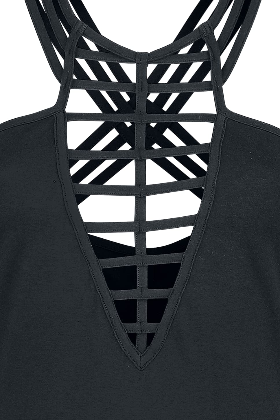 Gothicana by EMP choker nero allacciatura sofisticata