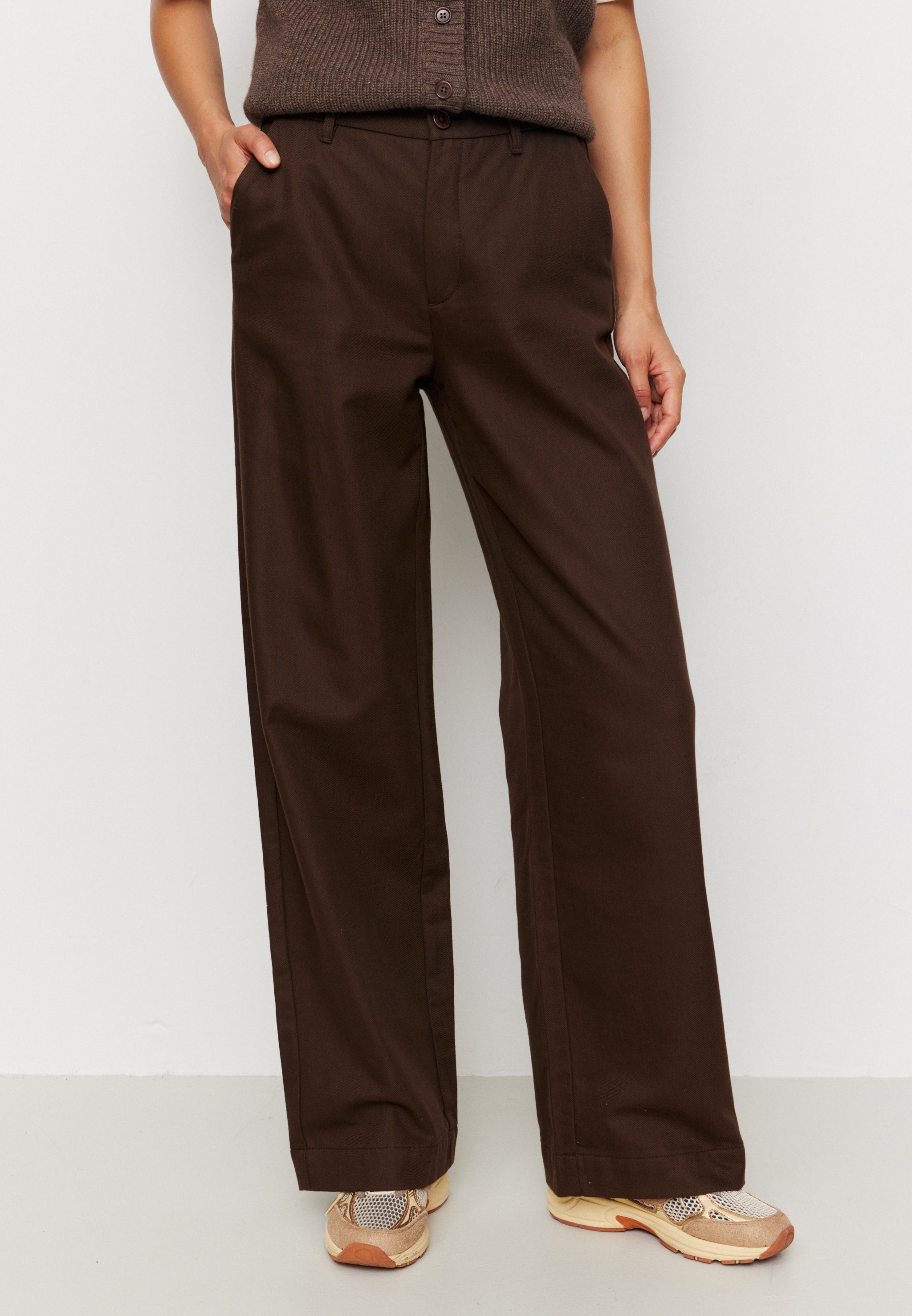Recolution Ligularia pantaloni marlene cioccolato