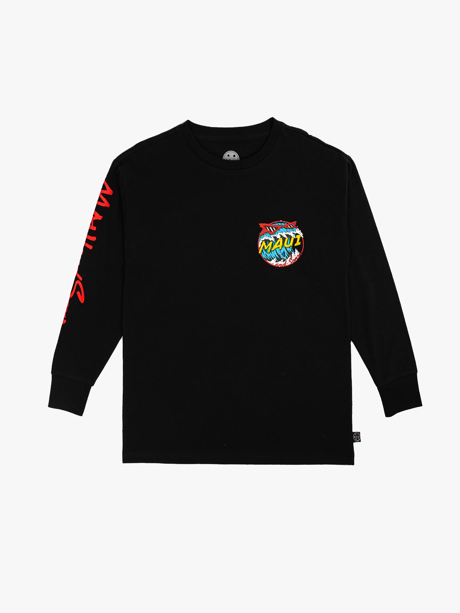 Maui and Sons Bite Me maglia manica lunga bambino nero cotone