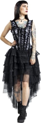 Gothicana by EMP Abito Nero Pizzo Stile Gotico Vittoriano