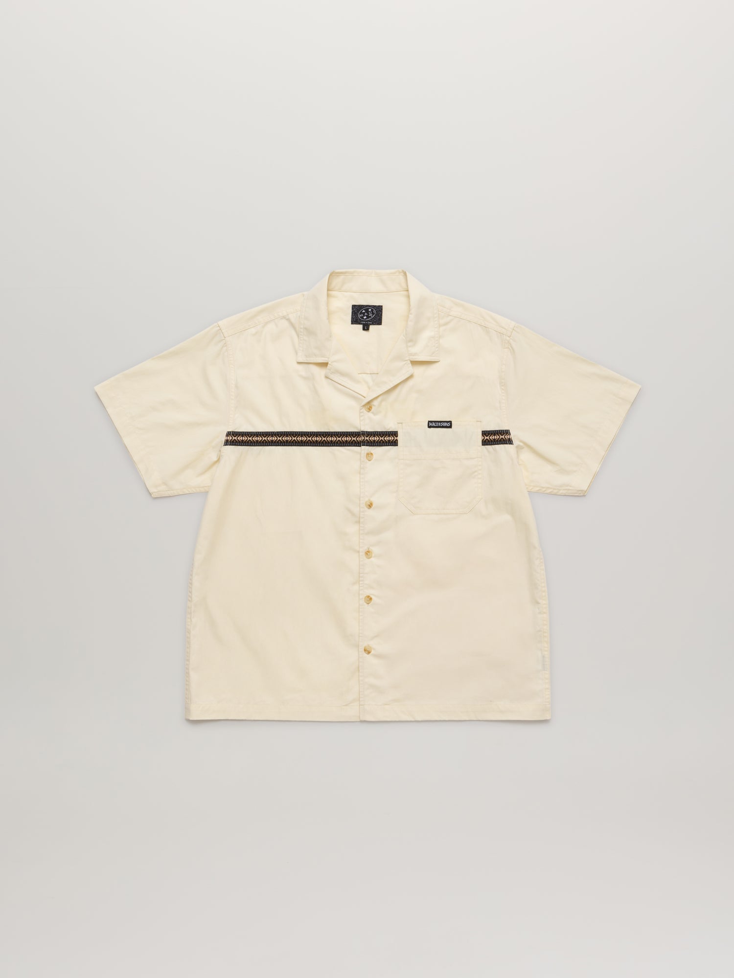 Maui and Sons Elements camicia crema in cotone