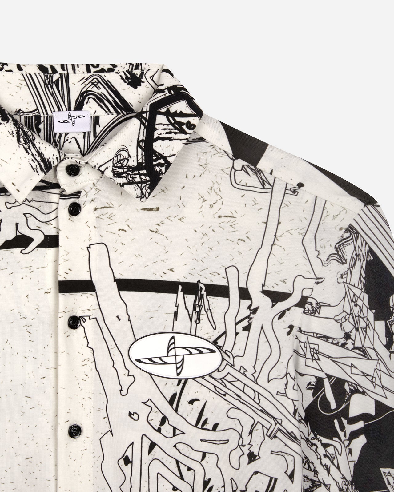 Noskra Gregor's Scars camicia donna stampata cotone