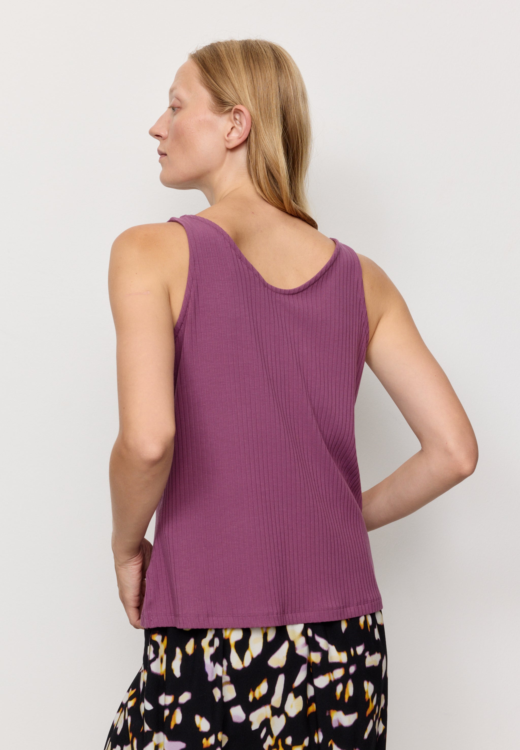 Recolution Tonina top donna dark tulip viscosa