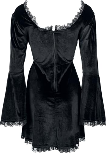 Gothicana by EMP Abito Nero con Lacci taglia M gotico