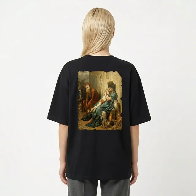 Seetees Spreading Art Les Saltimbanques maglietta stampa fronte retro
