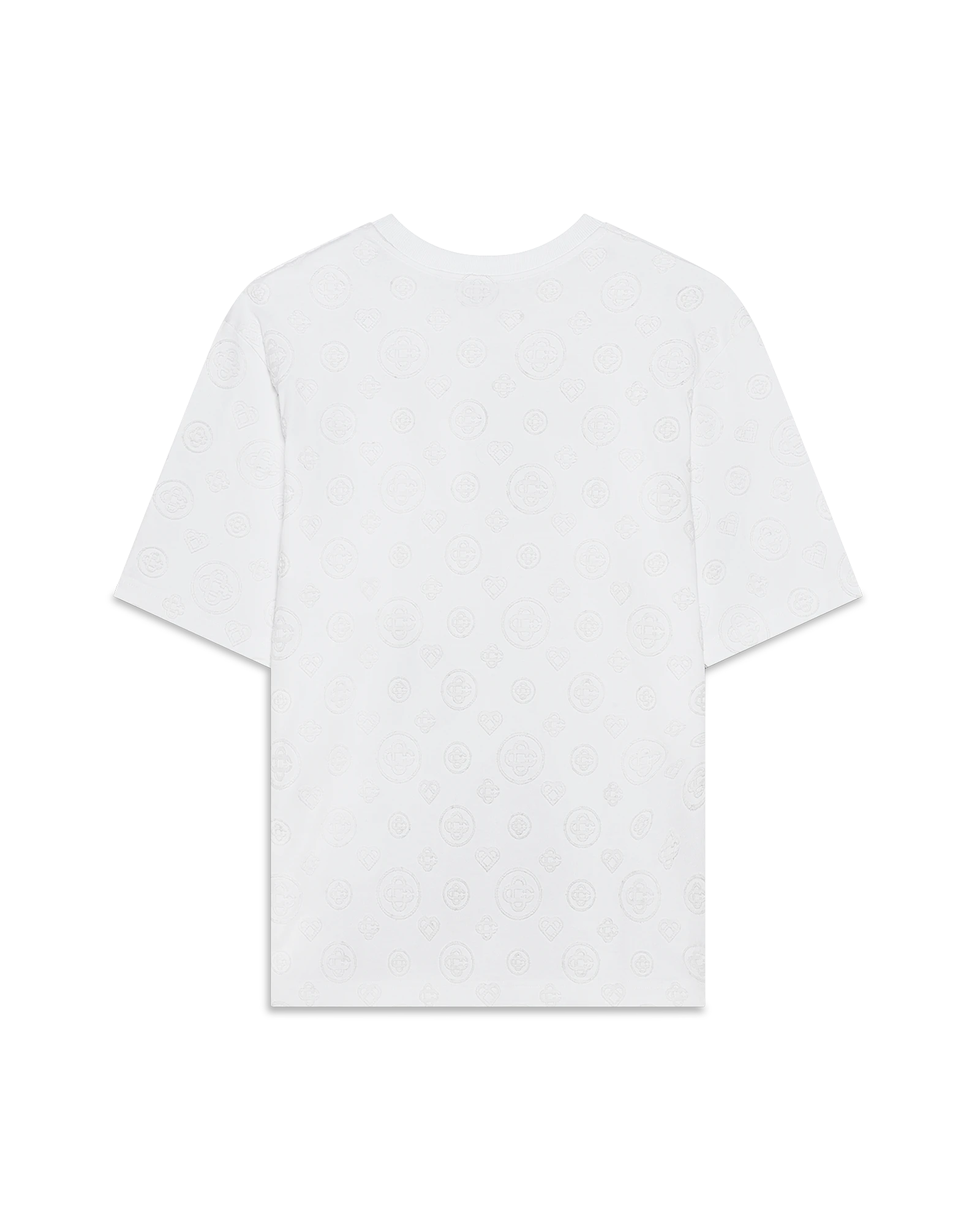 Casablanca Monogram Applique t-shirt oversize bianca