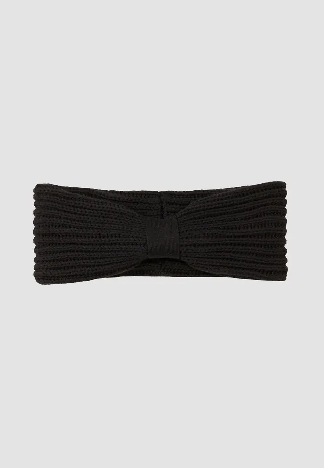 Recolution CANOLA Fascia Capelli Nera Cotone Bio Unisex