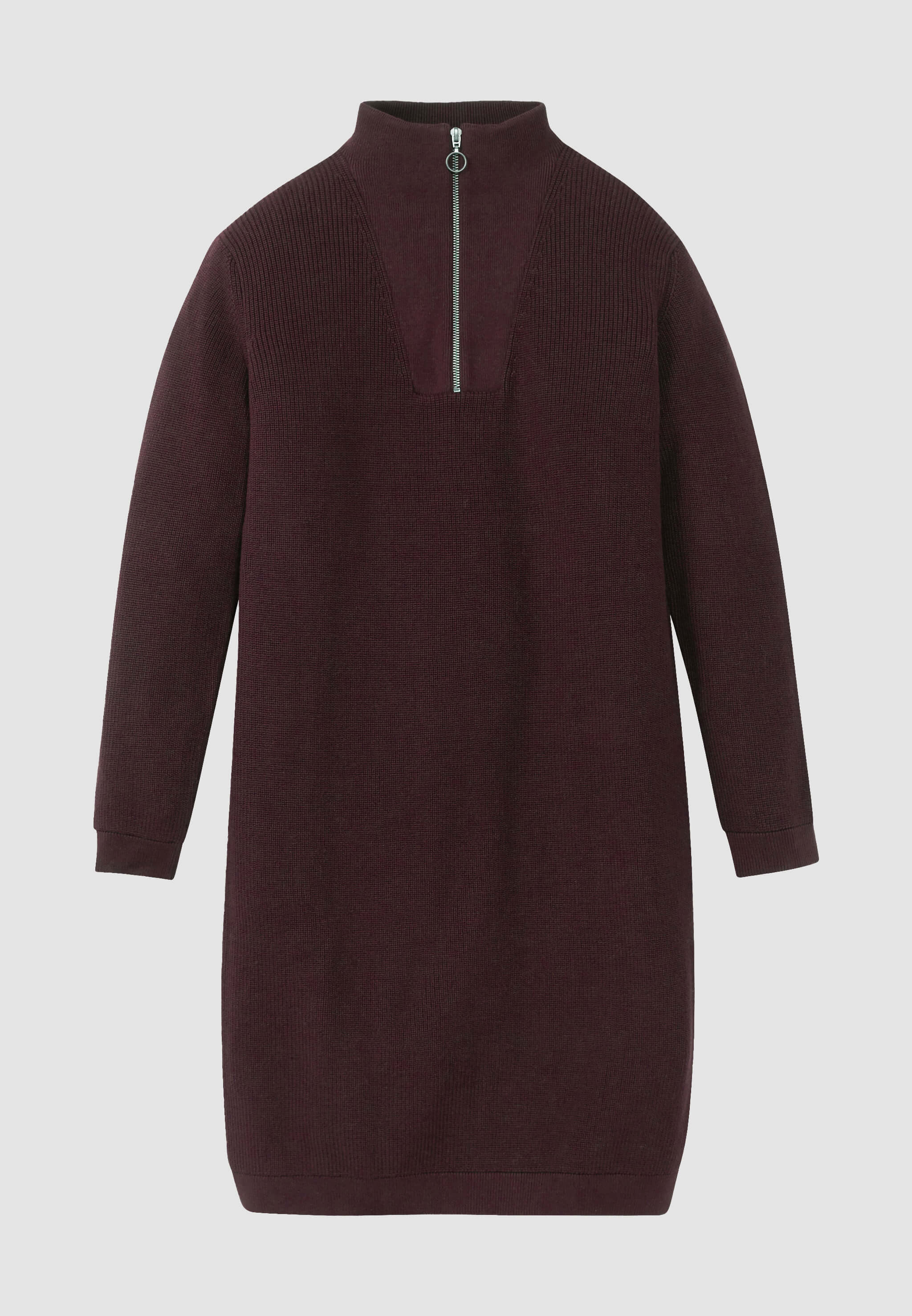 Recolution Stellera abito in maglia prugna cotone bio