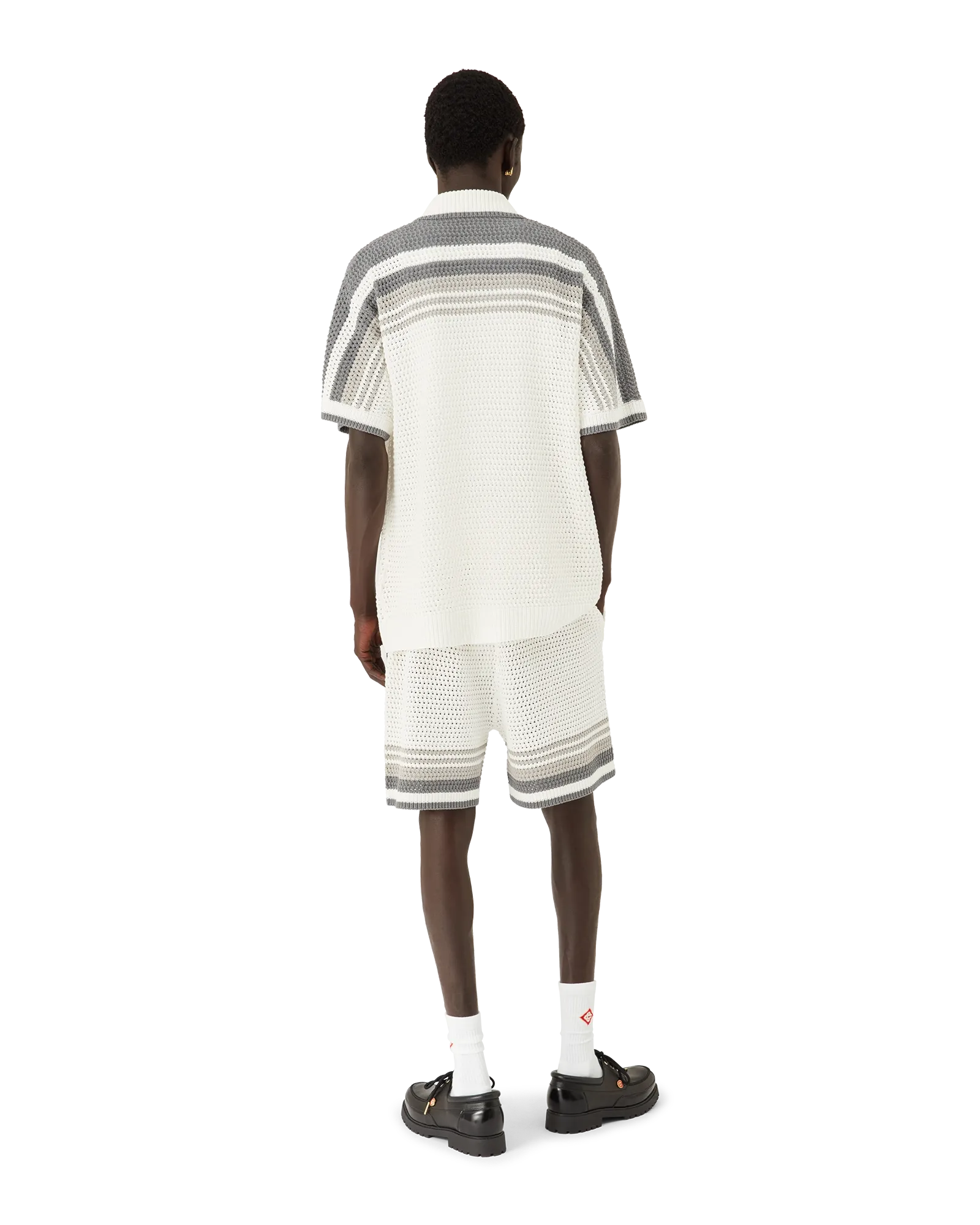 Casablanca Tennis Crochet Pantaloncini Bianchi Cotone