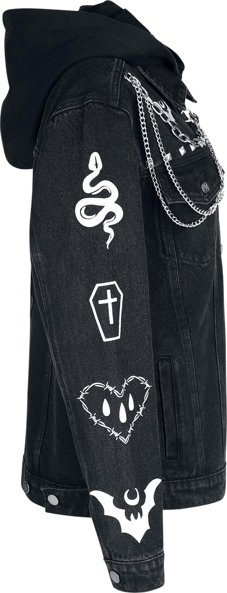 Gothicana by EMP The Witching Hour giubbotto jeans nero XL