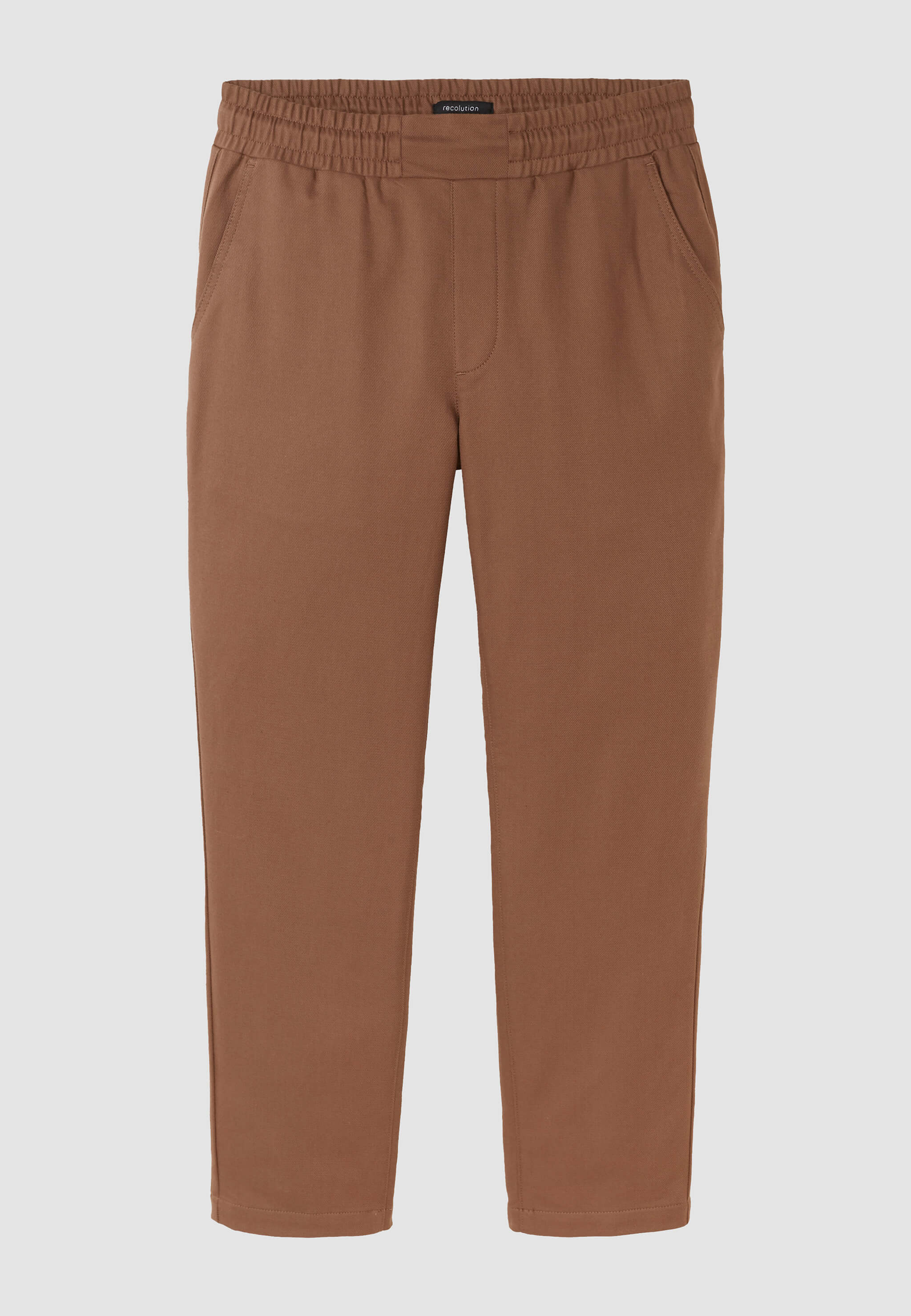 Recolution Tamarind chino uomo marrone cotone bio