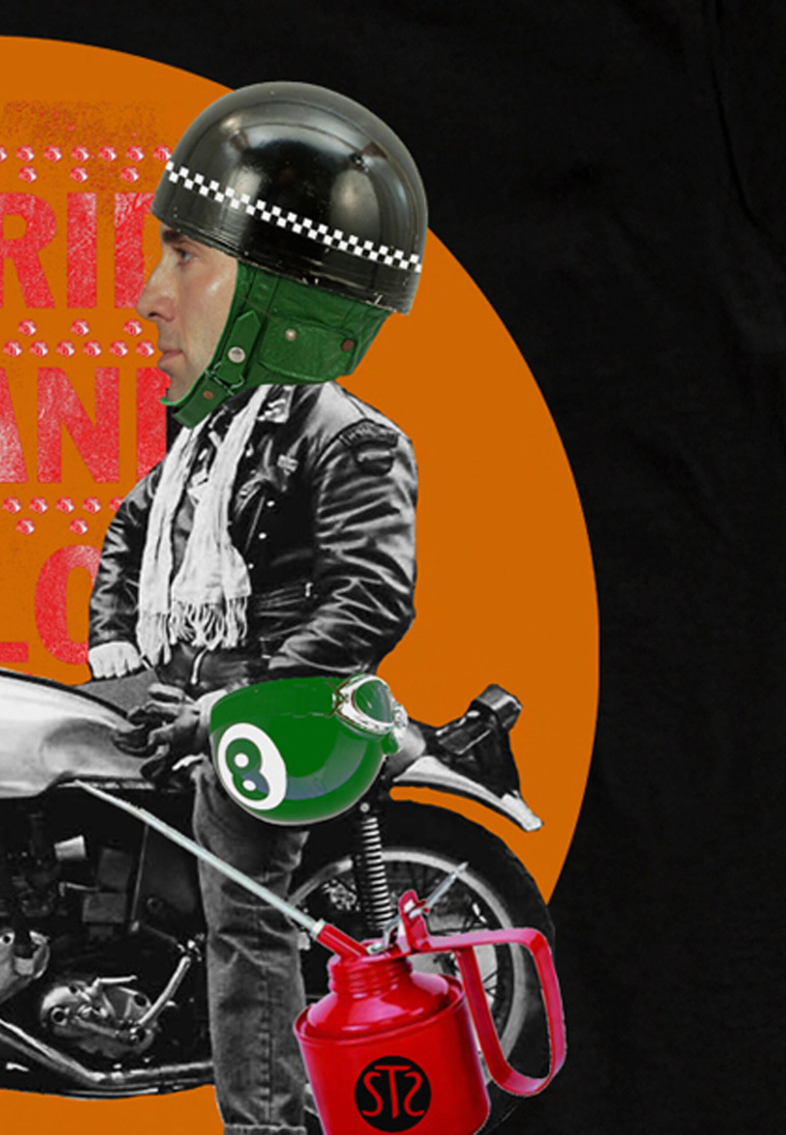 Seetees Motors Cage maglietta grafica moto