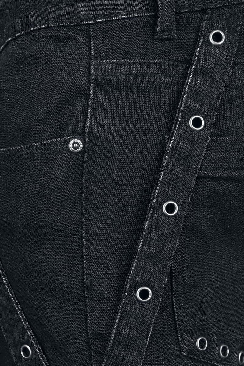 Gothicana by EMP Pete jeans nero uomo gotico