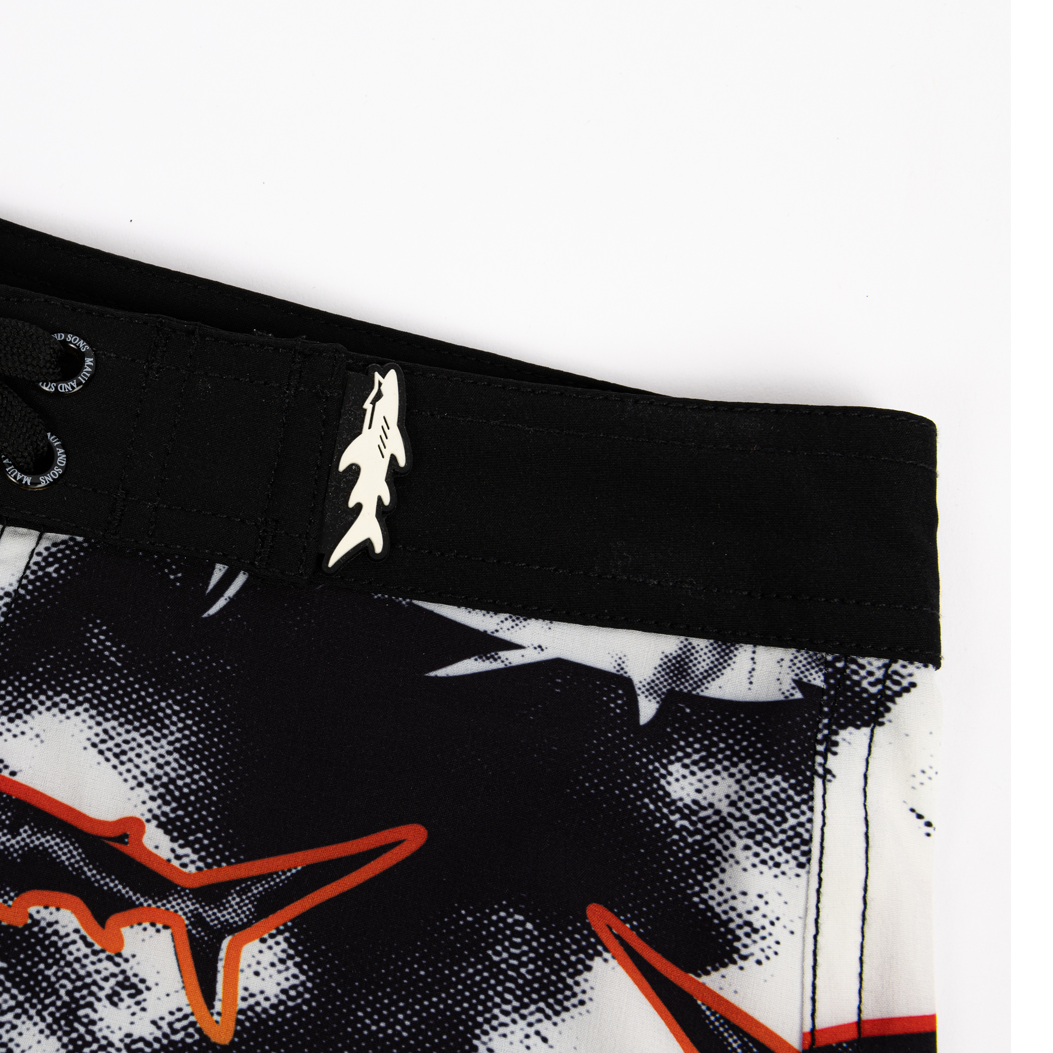 Maui and Sons Line Up costume boardshort nero bambino