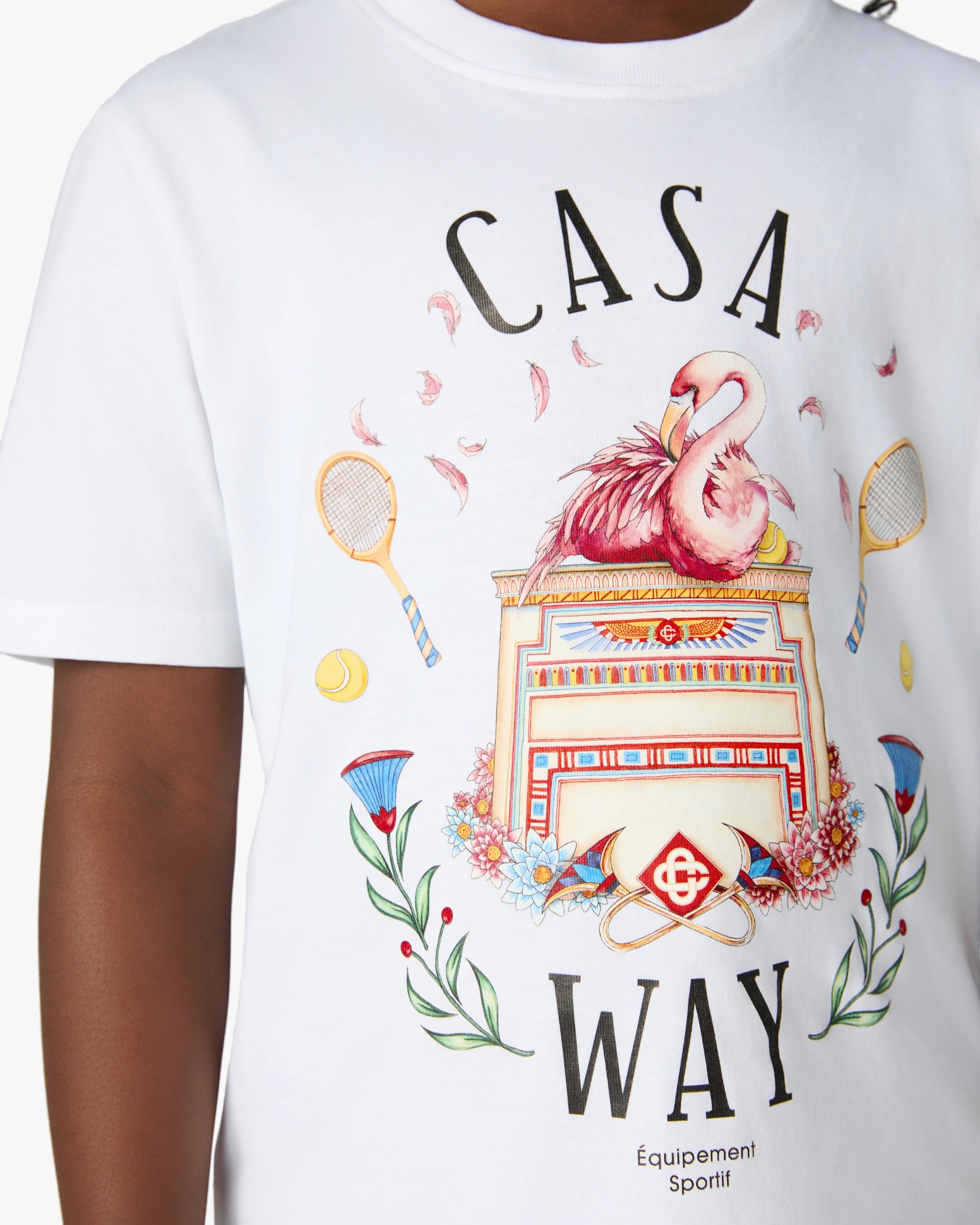 Casablanca Casa Way maglietta bambino bianca cotone bio