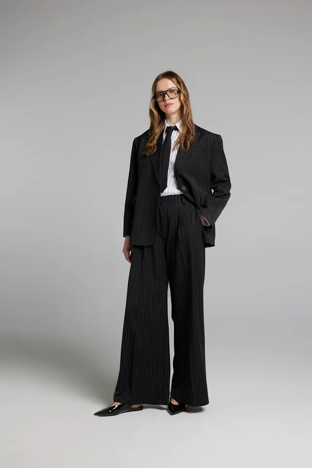 Sarah Chole 28042 Austria pantaloni gessati manolana